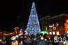 Cerimonia di accensione del grande albero di Natale e di tutta la città
