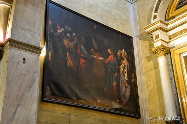Chiesa di Santa Maria - cappella dell'Addolorata, dipinto "il matrimonio della Vergine"