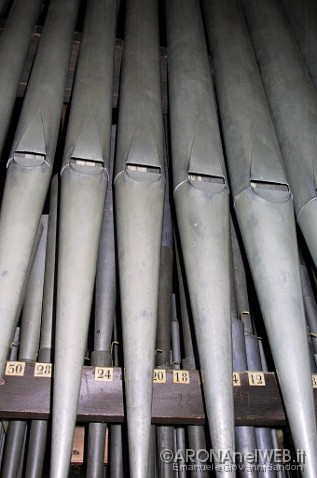 organo Monastero della Visitazione - le canne d'organo