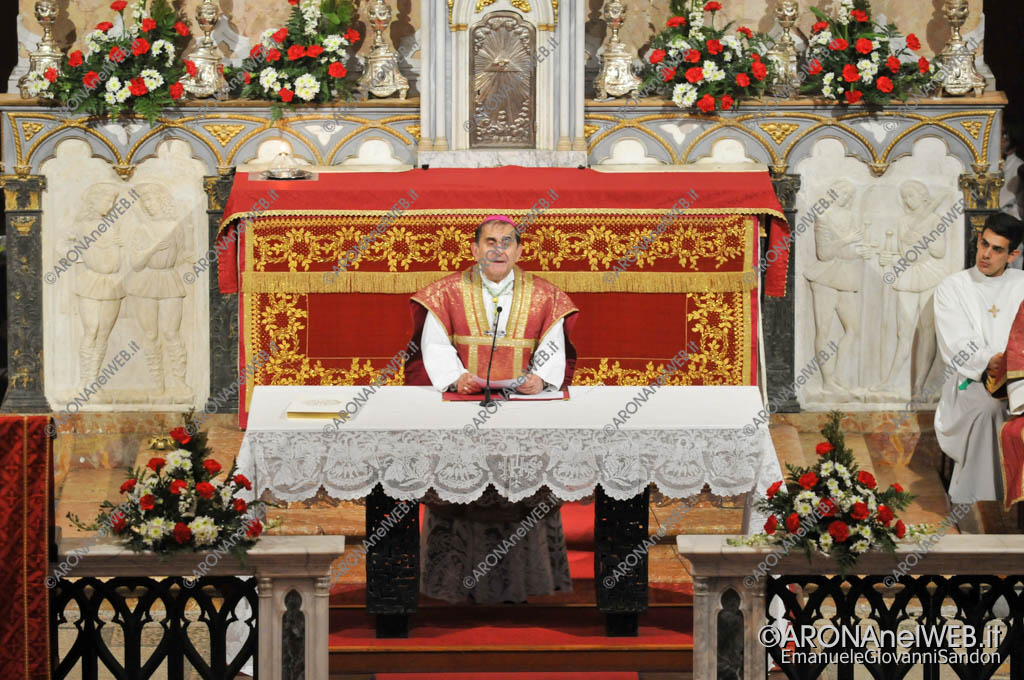 EGS2018_04348 | mons. Mario Delpini, Arcivescovo di Milano celebra la messa solenne del Tredicino di Arona