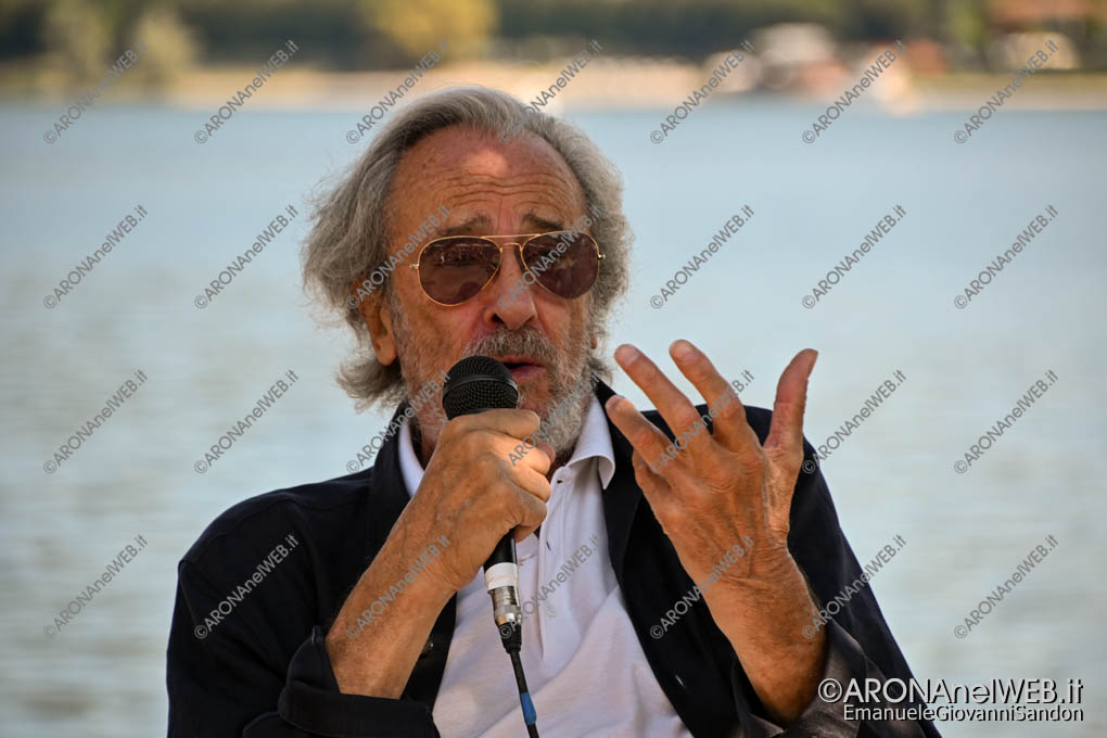 EGS2020_11754 | Mariano Rigillo, Protagonista dello spettacolo sull’acqua “Un tagliatore di teste sul Lago Maggiore"