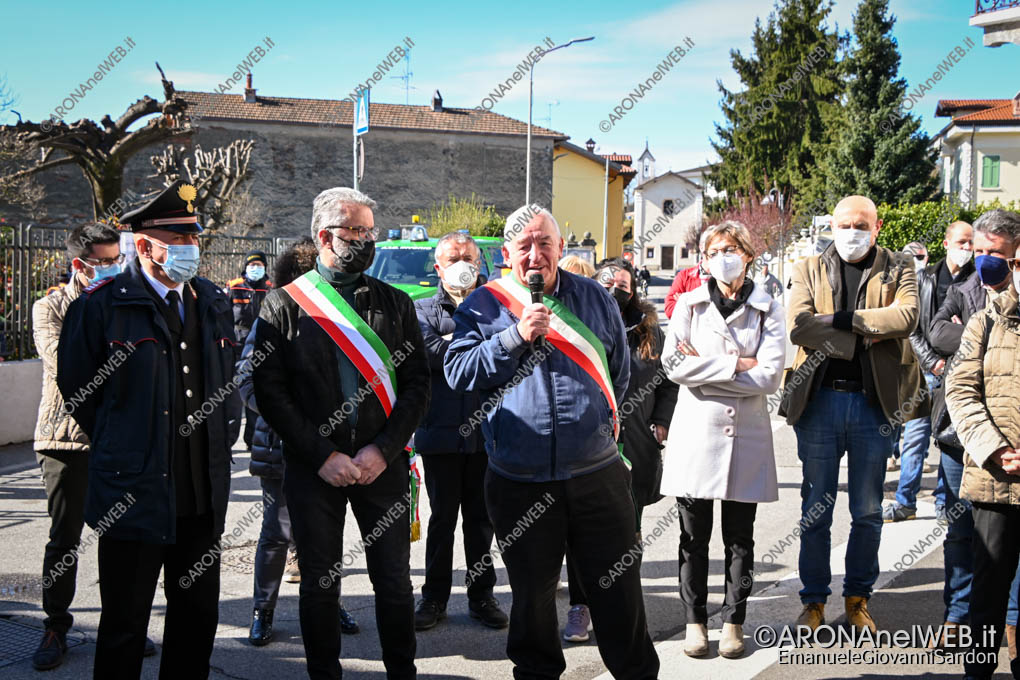 EGS2022_03423 | Inaugurazione della mostra fotografica diffusa "Invorio Superiore: i luoghi e la gente" - intervento del sindaco Renzo Albertini di Massiola (VB)