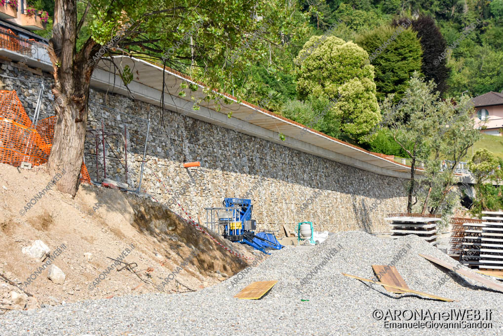 EGS2022_12359 | 26 giugno 2022 - Spiaggia delle Rocchette, i lavori del nuovo muro e la realizzazione della pista ciclopedonale a sbalzo