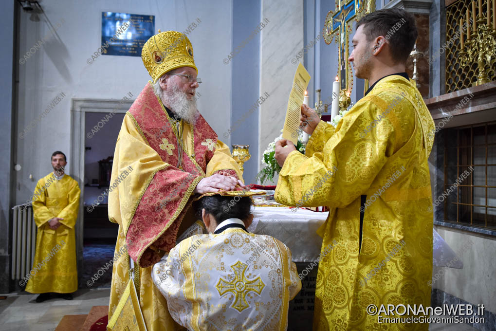 EGS2022_18060 | Al Monastero Ortodosso di Arona mons. Symeon Cossec ordina diacono Padre Efrem