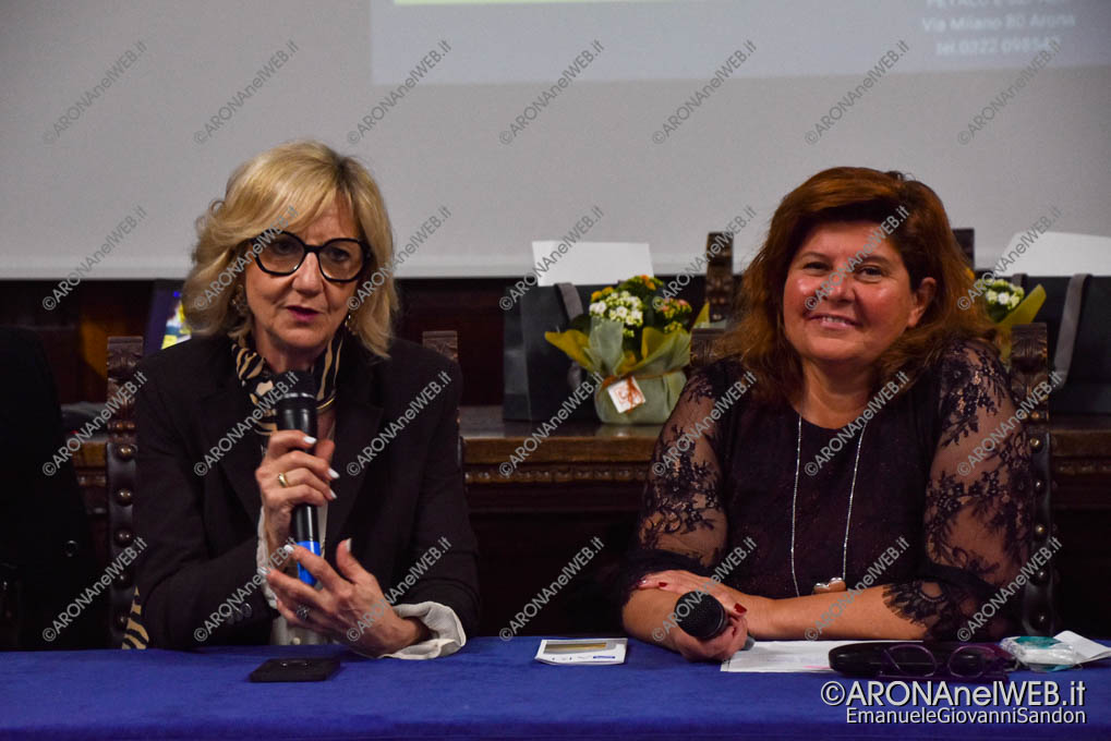 EGS2023_06674 | Marina Grassani, Assessore Pari Opportunità del Comune di Arona con Stefania Demicheli
