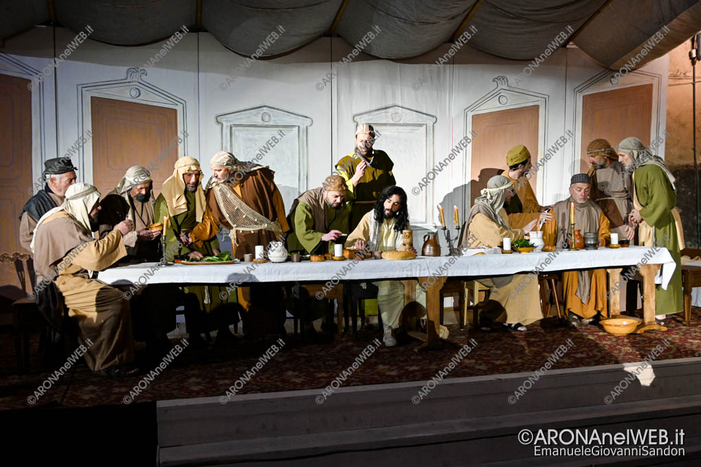 EGS2023_09165 | Gesù con gli apostoli all’ultima cena - Il Venerdì Santo a Maggiora