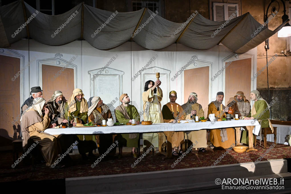 EGS2023_09229 | Gesù con gli apostoli all’ultima cena - Il Venerdì Santo a Maggiora