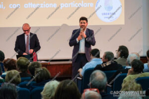 EGS2024_09996 | Domenico Rossi alla presentazione della lista "Impronta civica" Ubertini sindaco